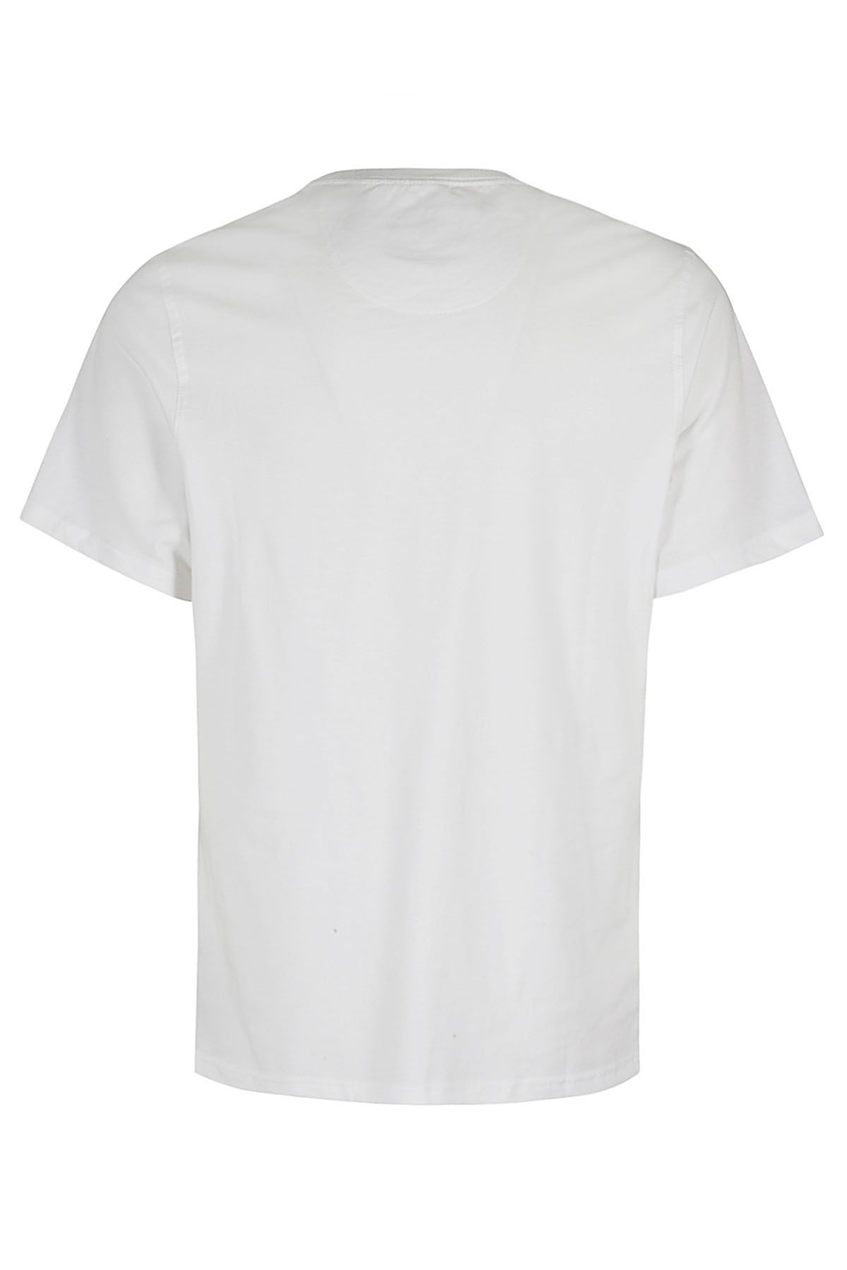 BARBOUR T-shirt Langdon Pocket Bianca Outlet