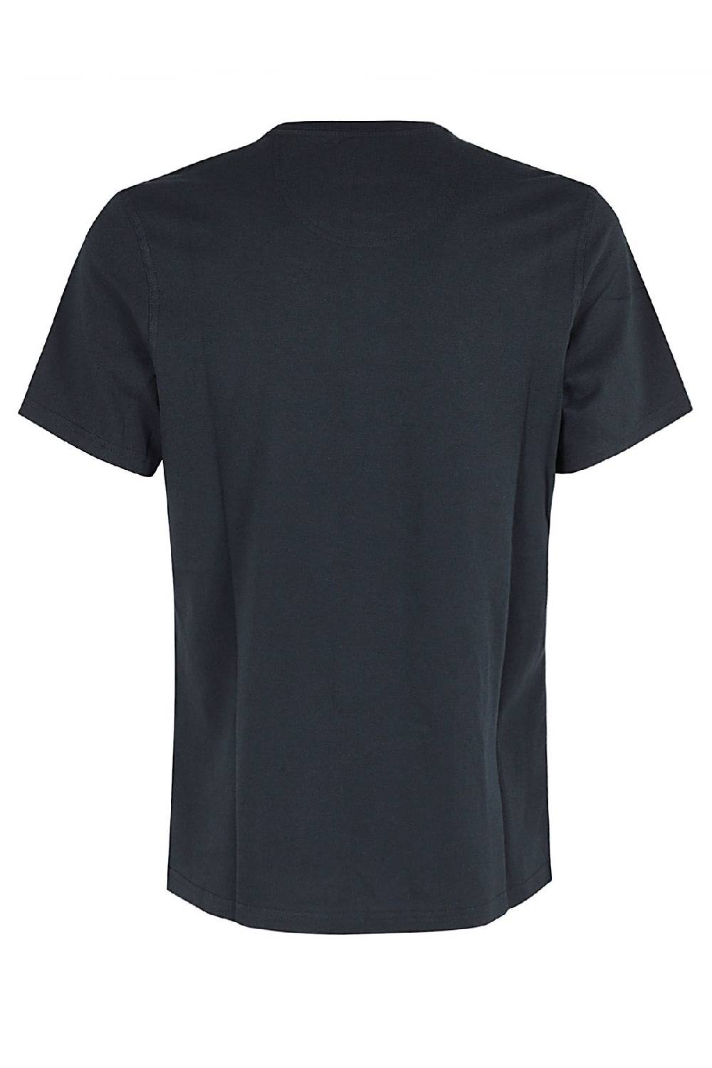 BARBOUR T-shirt Langdon Pocket Navy Blu In Vendita