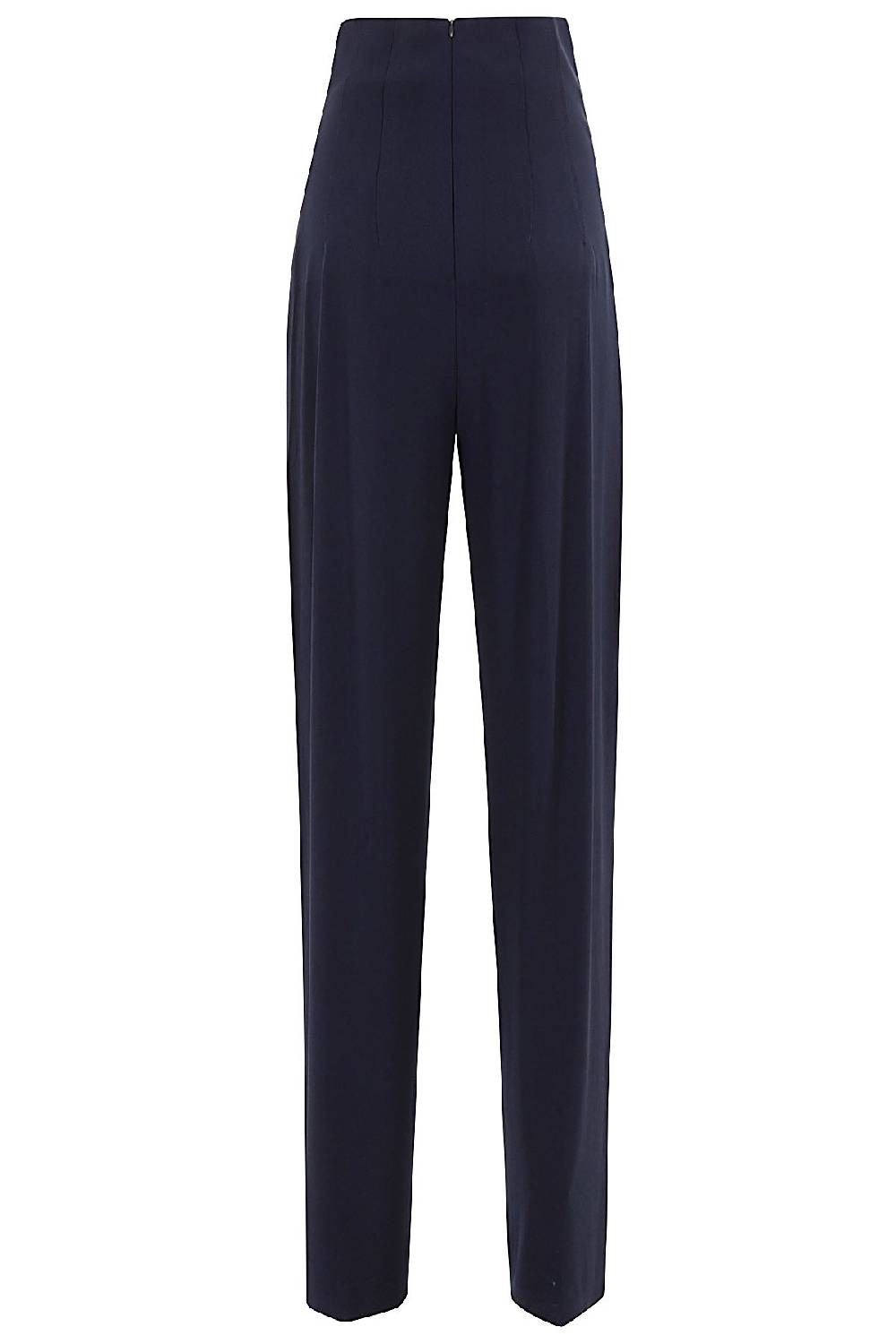 NORMA KAMALI Pantalone Pleat Blu Negozi Online