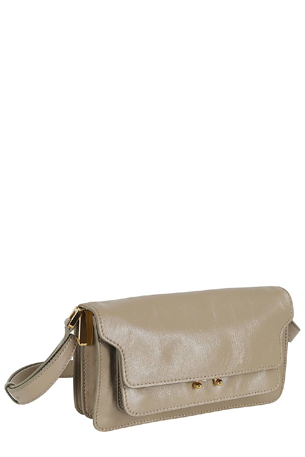 MARNI Borsa Trunk Soft East West Taupe Qualità