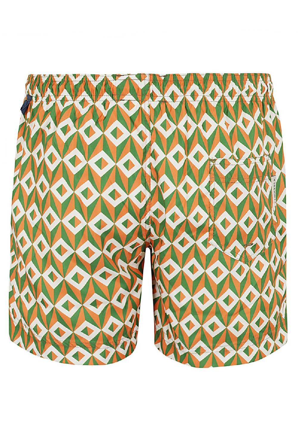 PENINSULA Costume Elastico Arancione Verde Soddisfazione Garantita