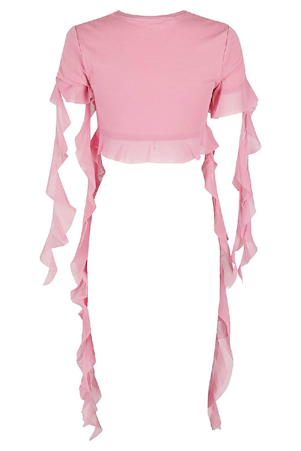 BLUMARINE Top Ruches Rosa Presa