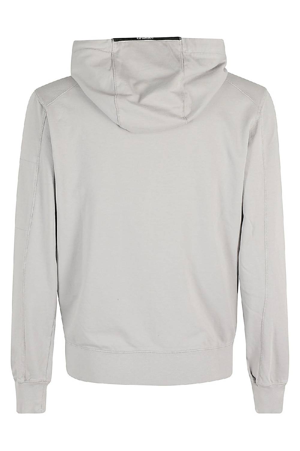 CP COMPANY Felpa Zipped Hoodie Grigio Saldi Di Fabbrica
