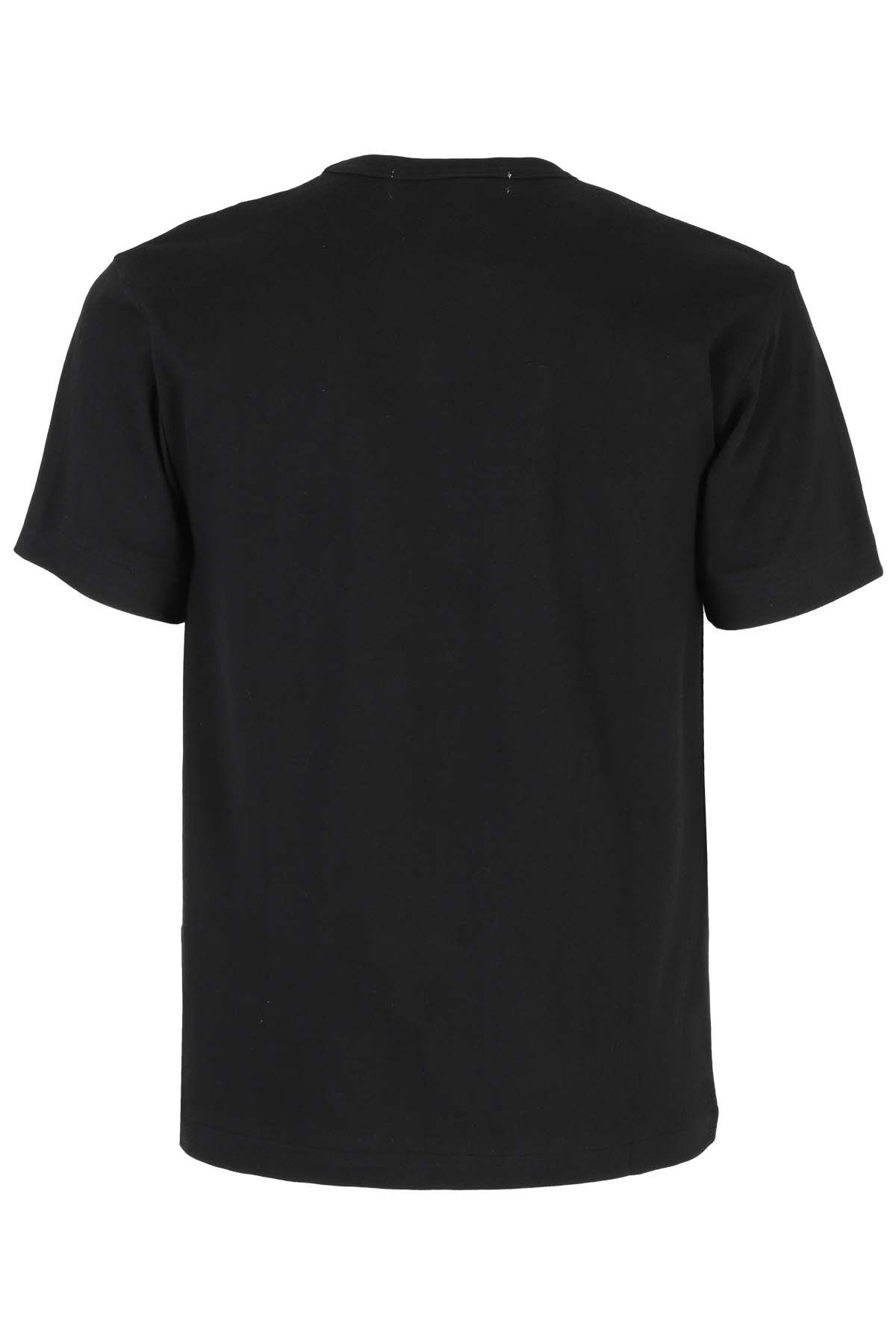 COMME DES GARCONS PLAY T-shirt Red Hearts Nera Novità