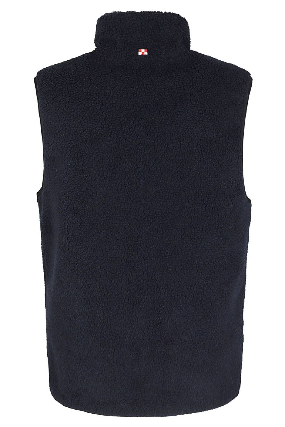 MC2 SAINT BARTH GILET SHERPA CHECK MINI BLU Vendite Flash