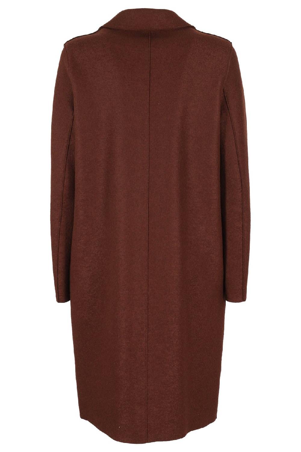 HARRIS WHARF LONDON Cappotto Over Lungo Cognac Offerta migliore