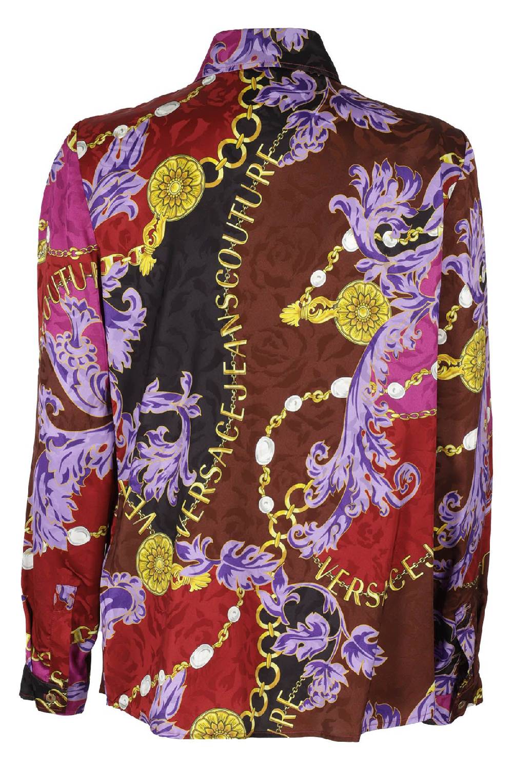 VERSACE JEANS COUTURE Camicia Jacquard Chain Multicolor Nuovi prodotti