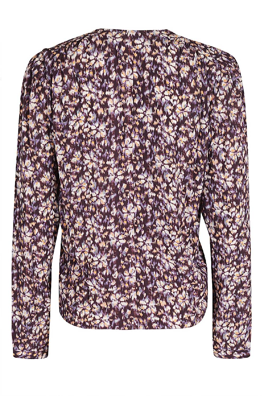MARANT ETOILE Camicia Eddy Floreale Viola Arancio Comprane uno, ottenene uno gratis