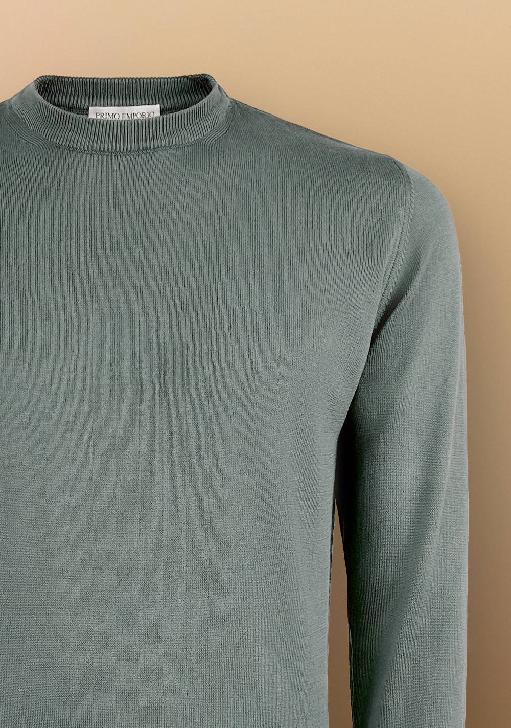 Primo Emporio Maglia filo Giro collo manica Lunga Prezzo Ridotto