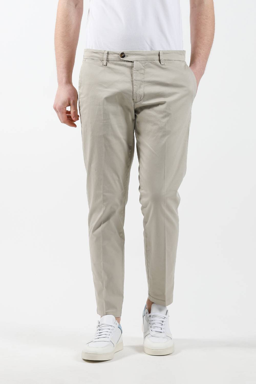 Primo Emporio Pantalone chinos tasca America - Sabbia Primo Emporio Pantalone chinos tasca America - Sabbia