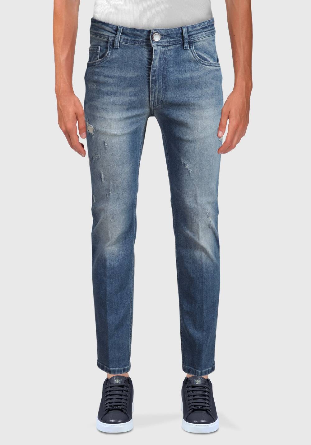 Primo Emporio Jeans regular con rotture lavaggio al Thè Acquista Ora