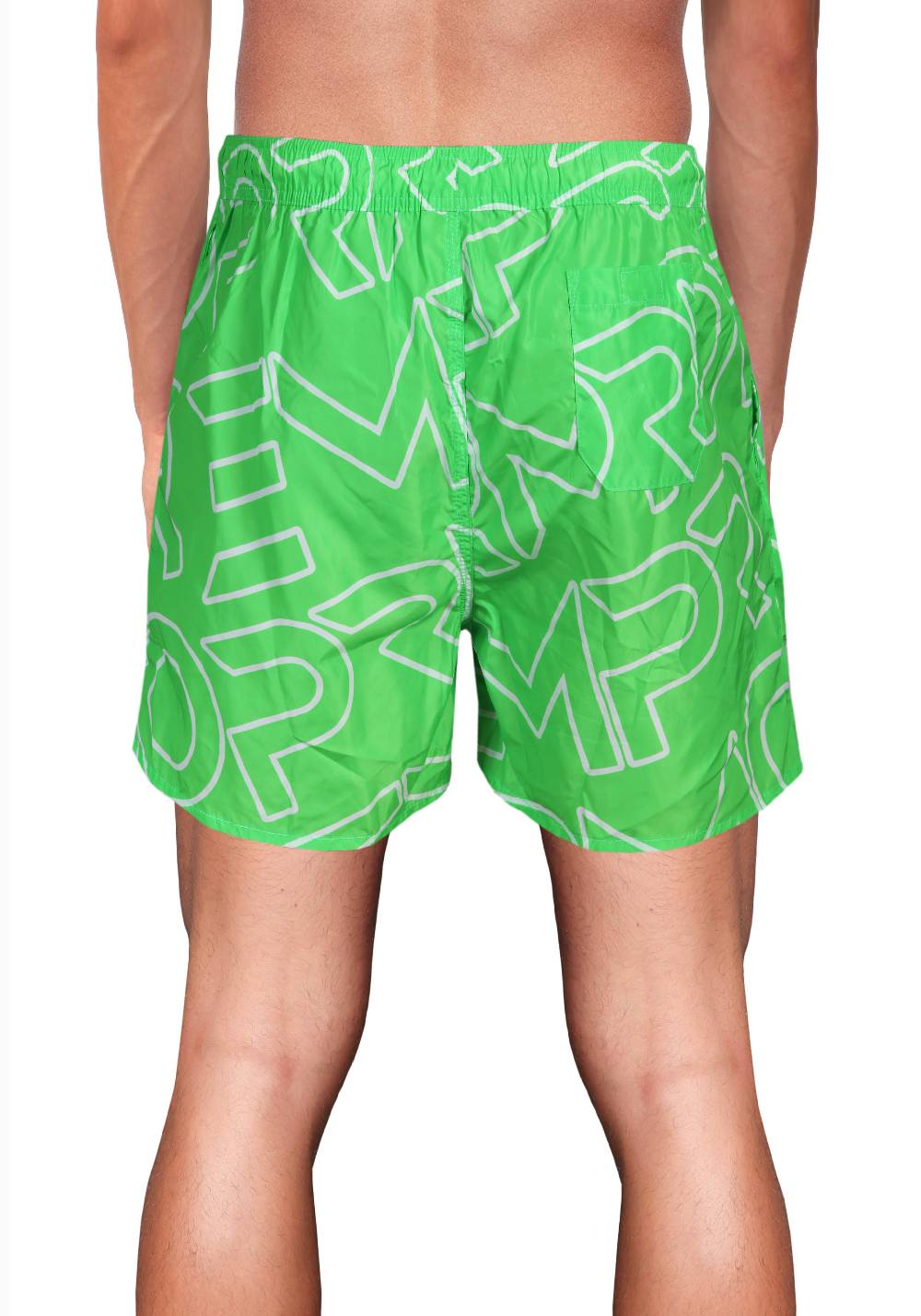 Primo Emporio Costume Boxer con Scritta Primo Emporio - Verde Prezzo Ridotto