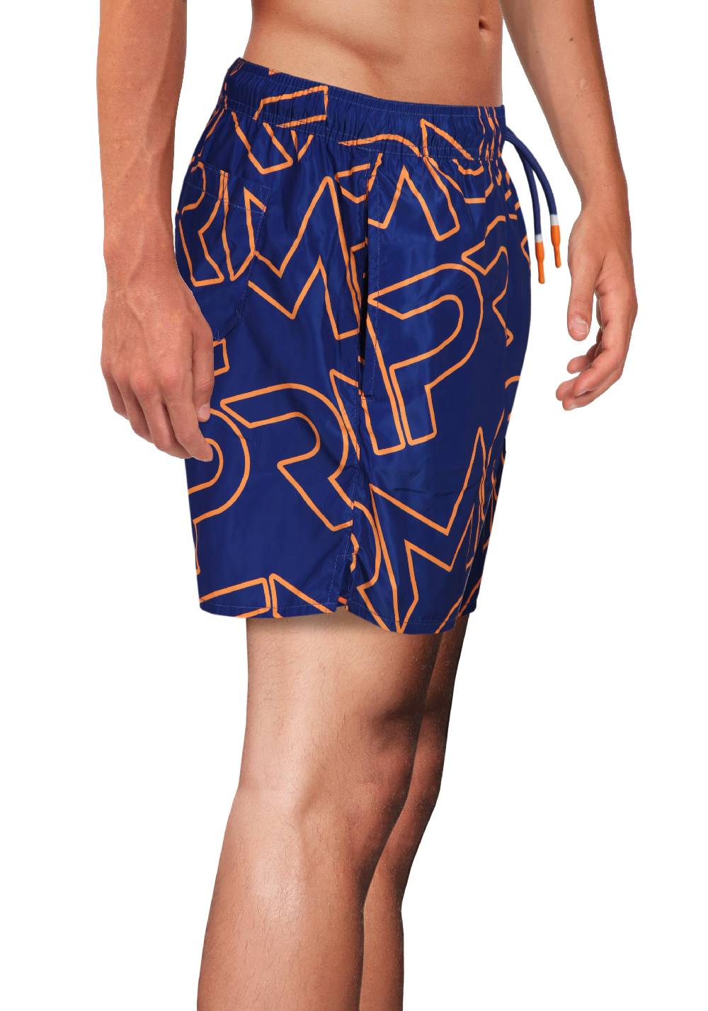 Primo Emporio Costume Boxer con Scritta Primo Emporio - Blue Sottocosto