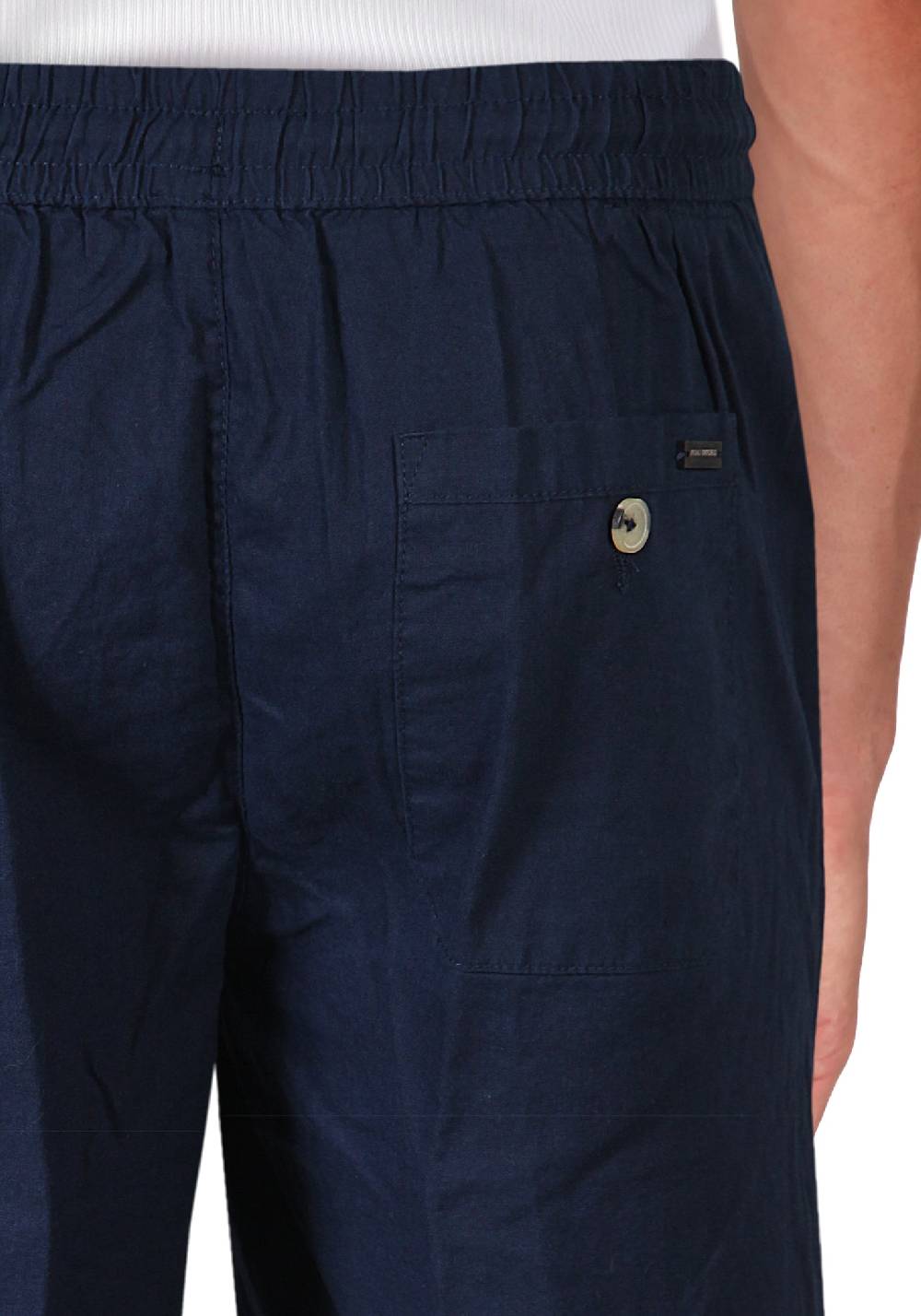 Primo Emporio Bermuda in lino tinta unita con laccio Outlet