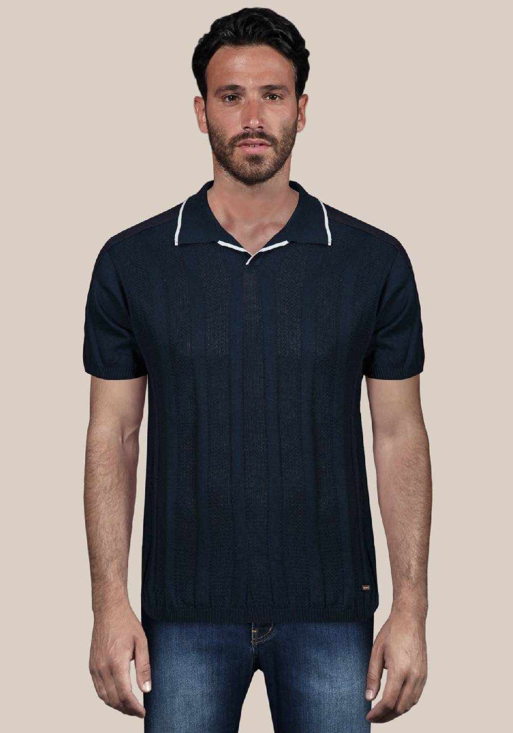 Primo Emporio Polo senza Bottoni in cotone Negozio