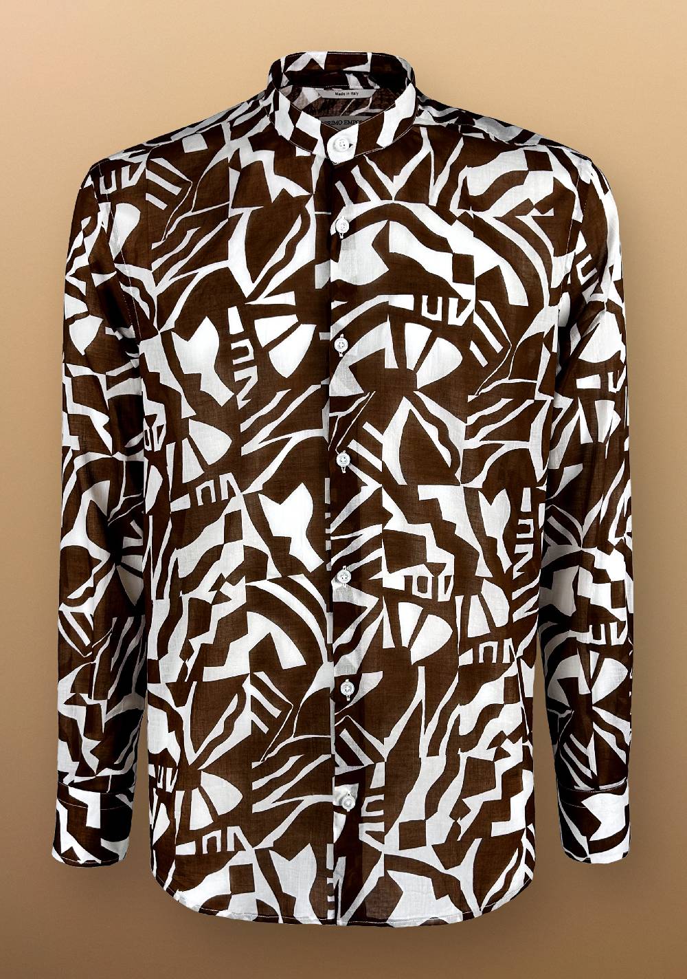 Primo Emporio Camicia coreana in Mussola di cotone In Linea