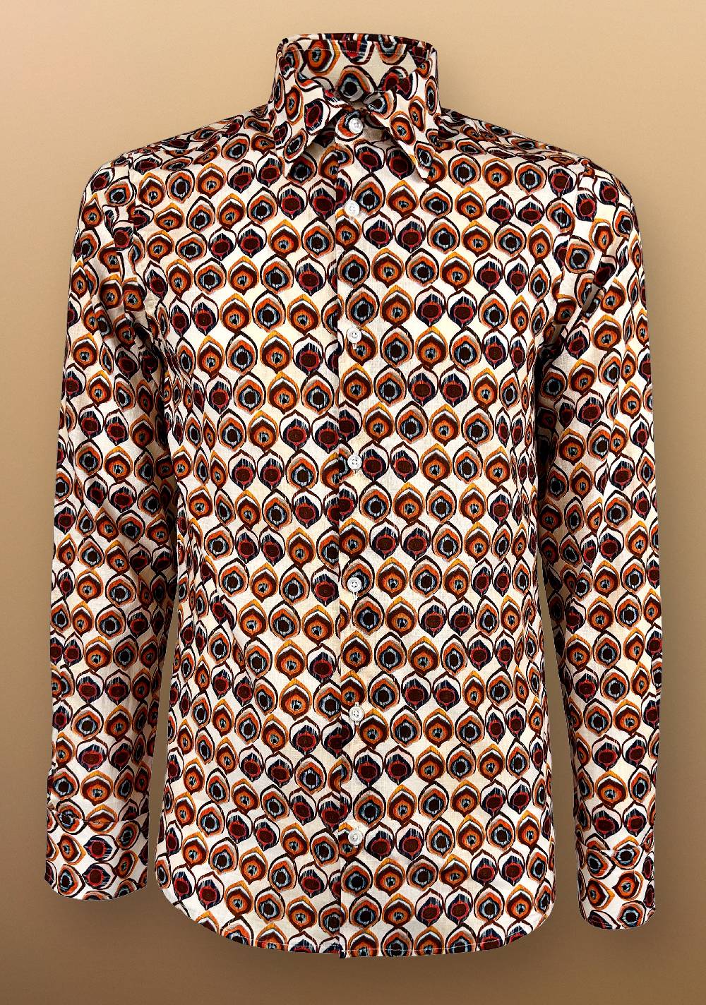 Primo Emporio Camicia in Lino con stampa Qualità