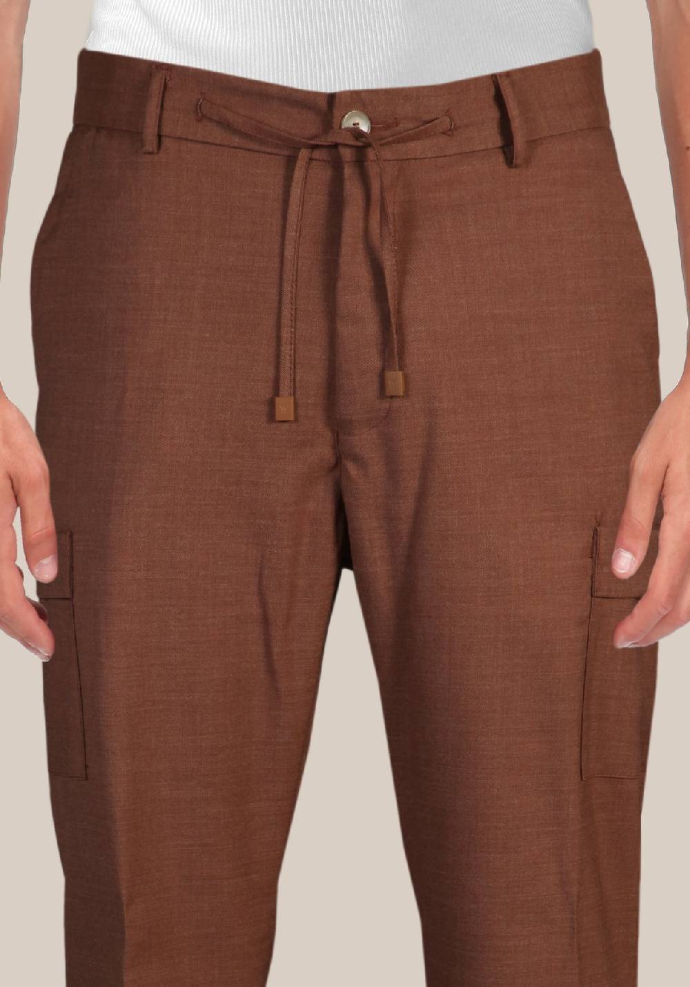 Primo Emporio Pantalone cotone con tascone laterale Consegna Veloce