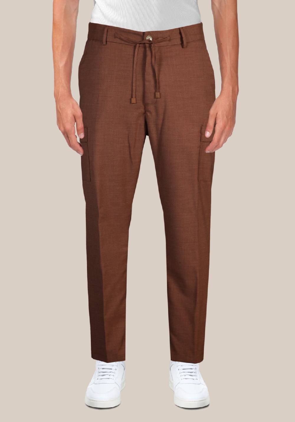 Primo Emporio Pantalone cotone con tascone laterale Consegna Veloce
