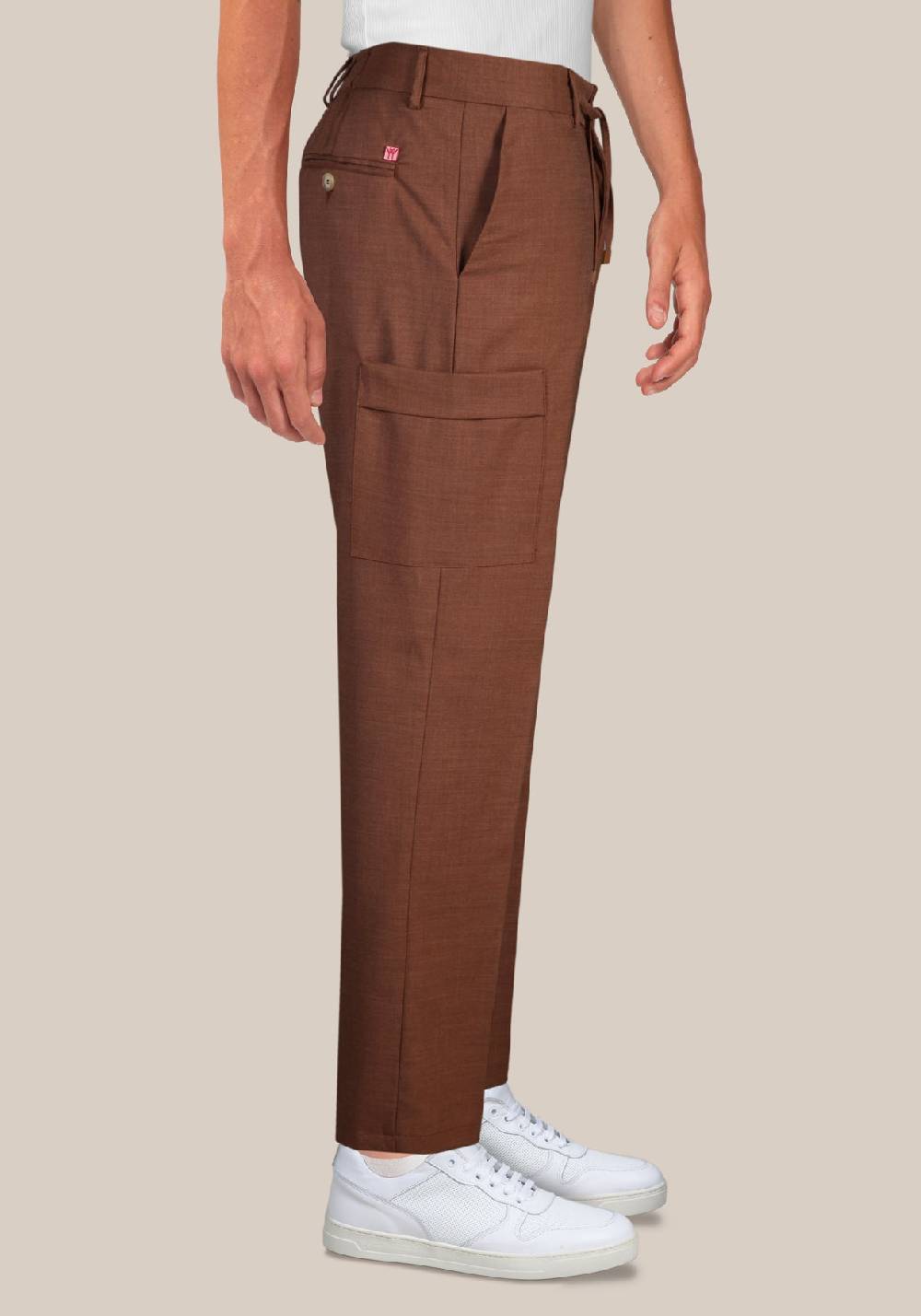 Primo Emporio Pantalone cotone con tascone laterale Consegna Veloce