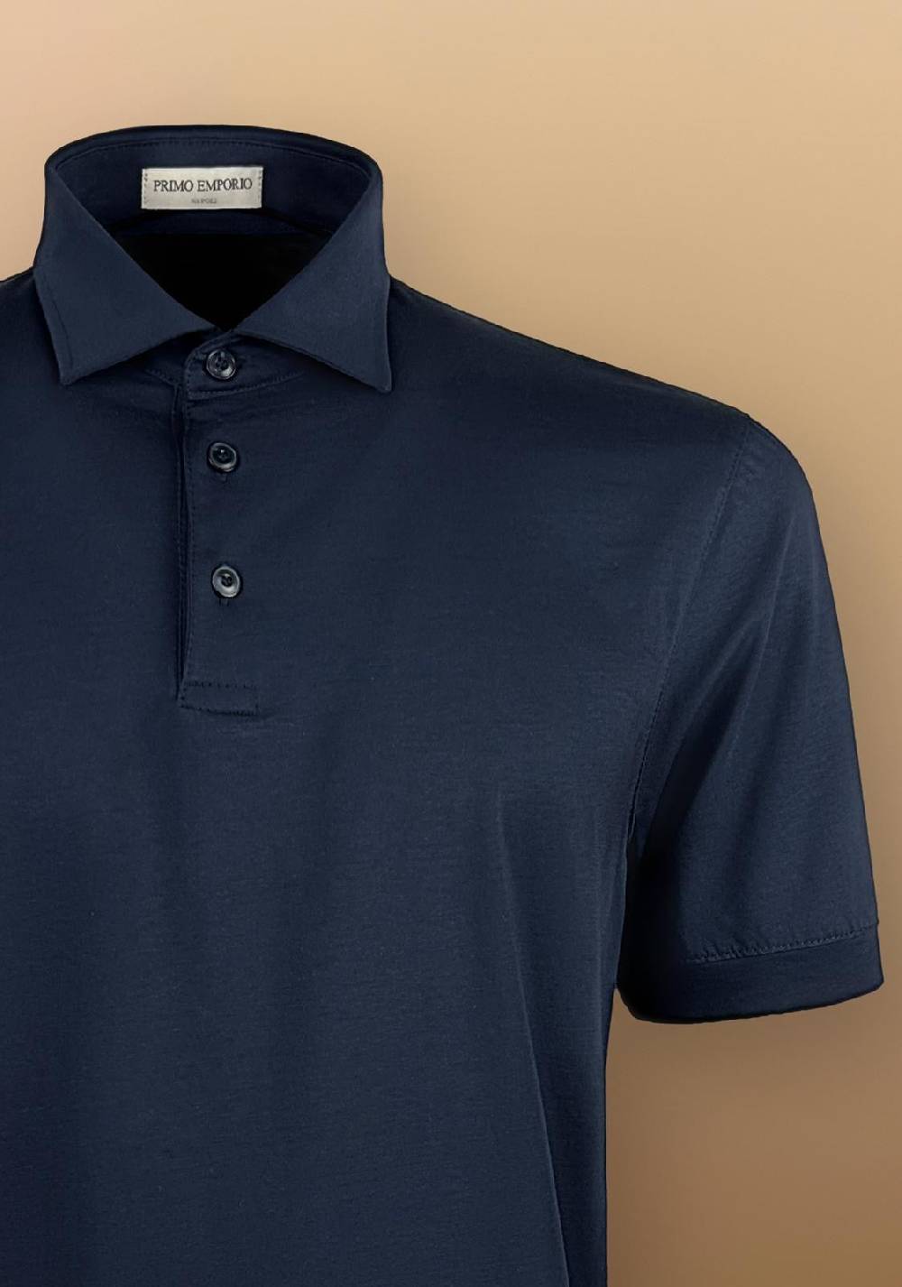 Primo Emporio Polo Filo di scozia tre bottoni Vendita Economica