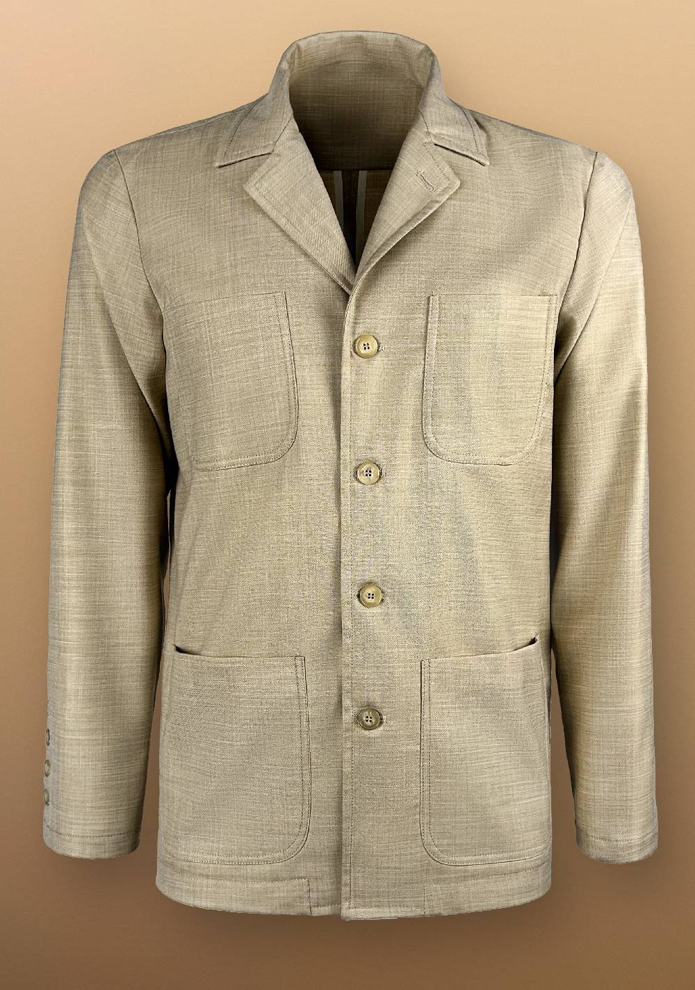Primo Emporio Giacca camicia con Tasche a Toppe Negozio