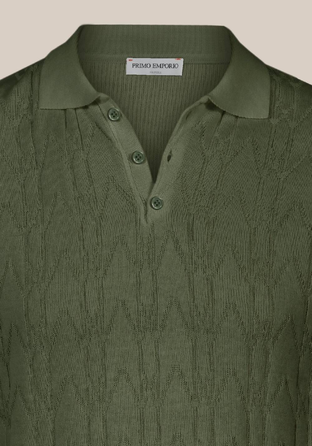 Primo Emporio Polo in cotone grammatura logo Nuova