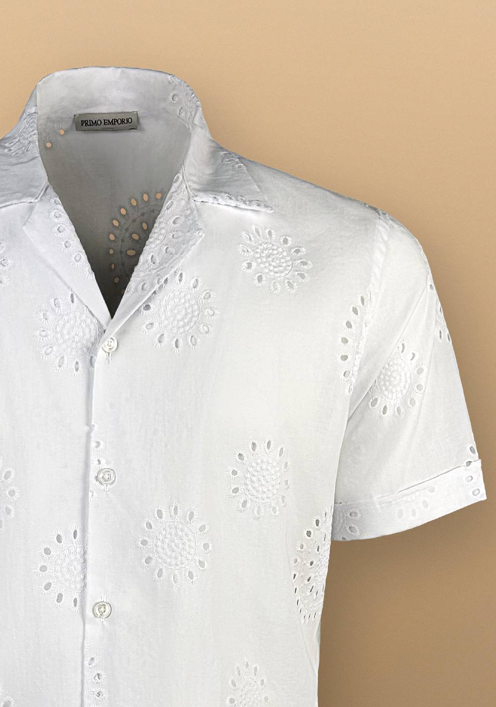Primo Emporio Camicia mezza manica cotone sangallo Pezzi Unici