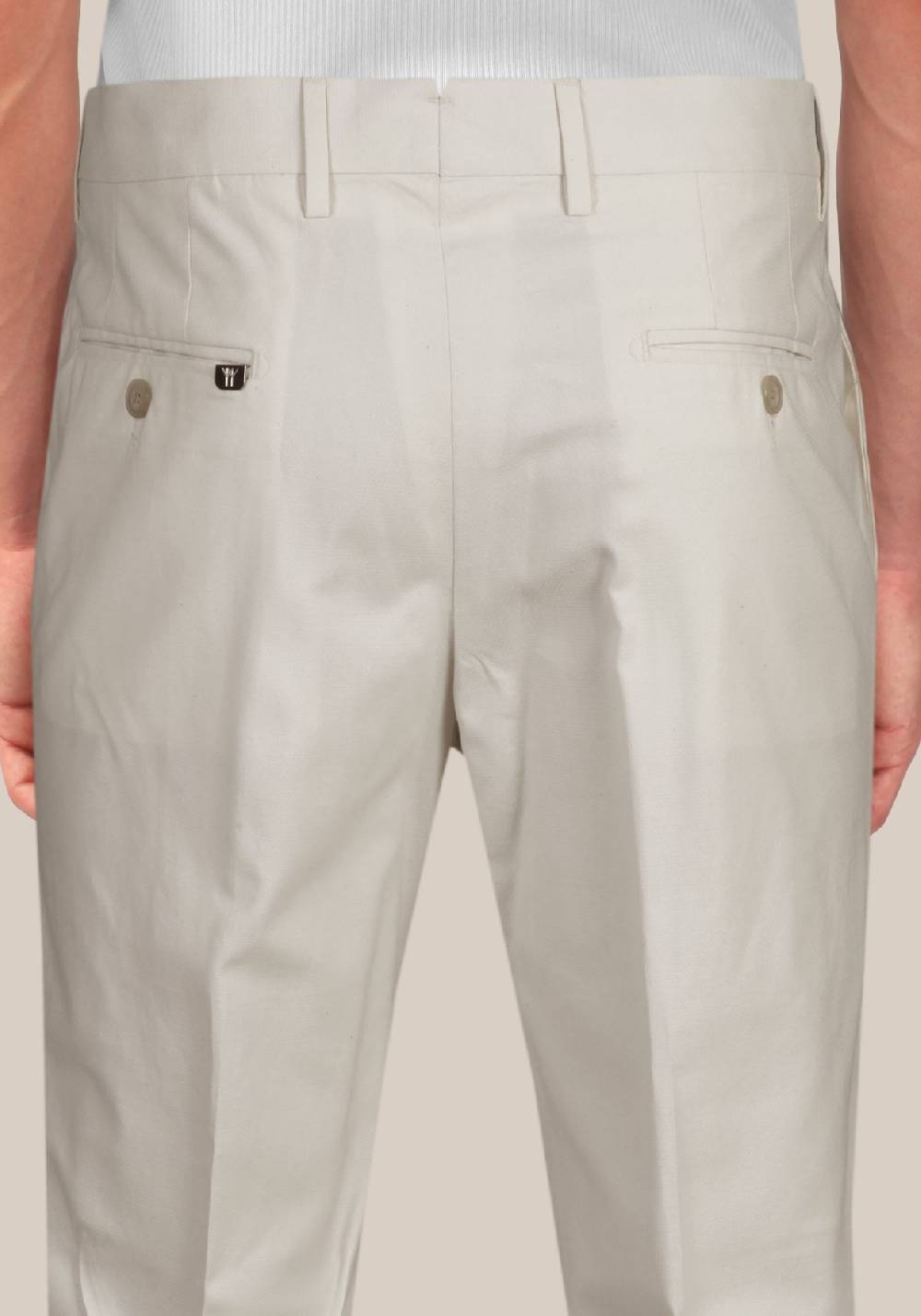 Primo Emporio Pantalone in Cotone Panna Convenienza