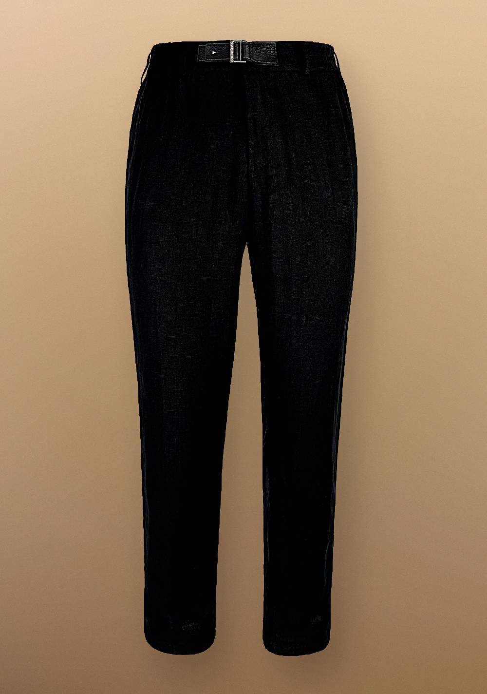 Primo Emporio Pantalone in Lino con cinturino in Ecopelle