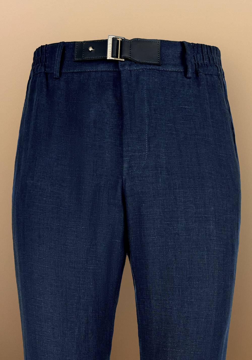 Primo Emporio Pantalone in Lino con cinturino in Ecopelle Sconto