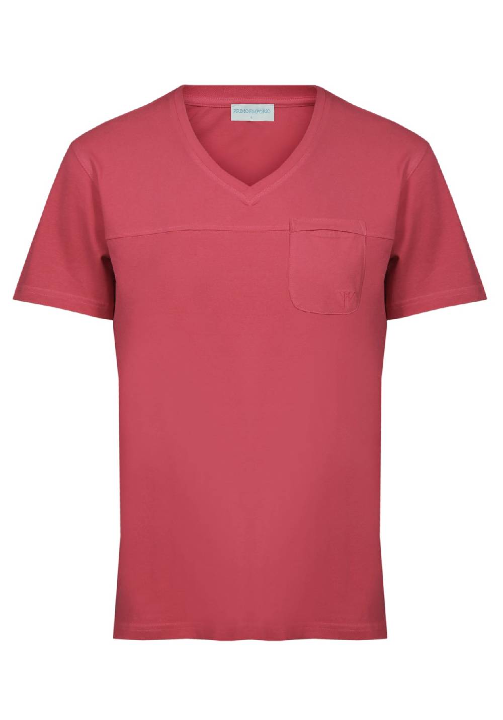Primo Emporio T-shirt scollo a V con taschino Vendita Calda