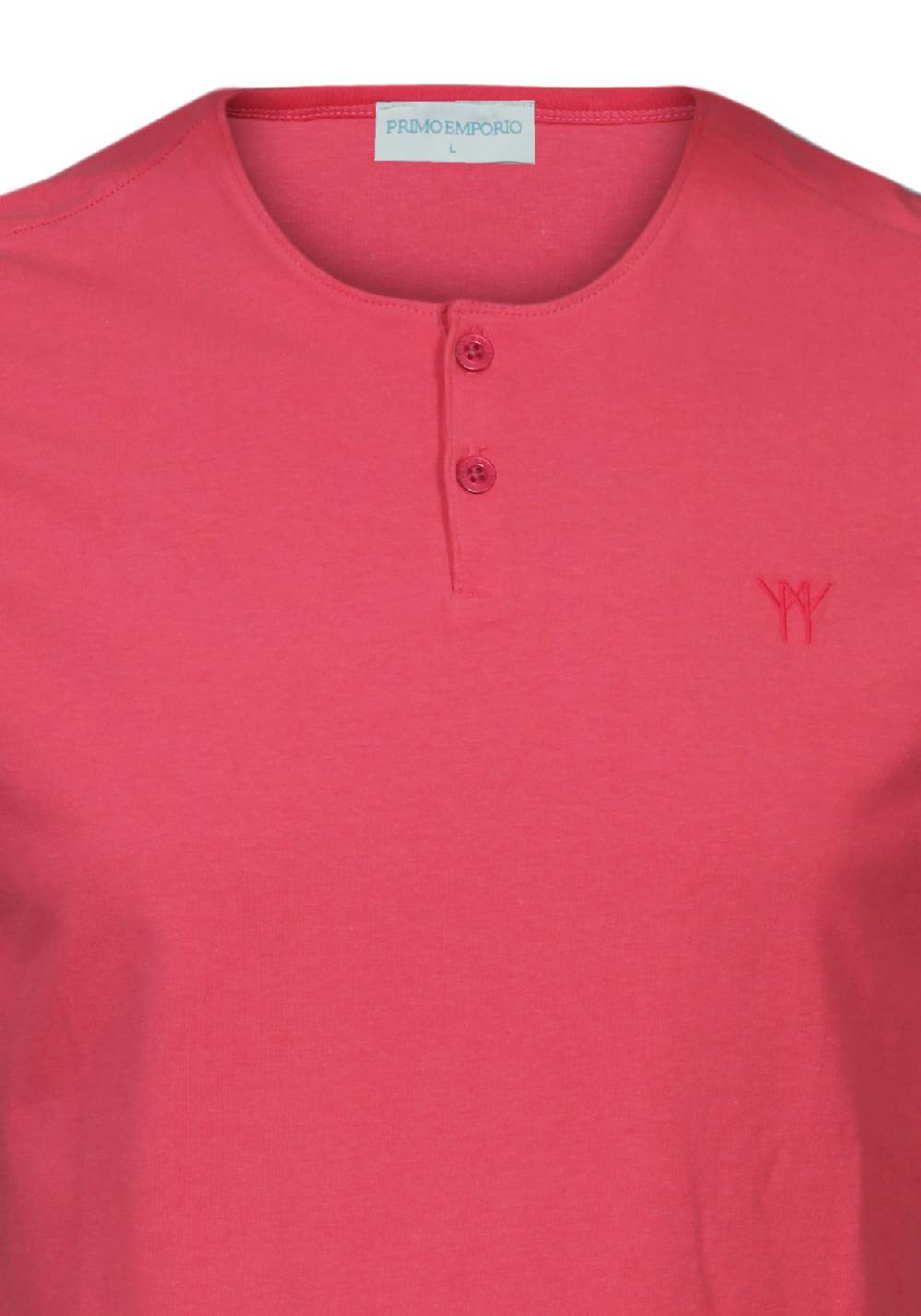 Primo Emporio T-shirt mezza manica con Bottoni Vendita Economica