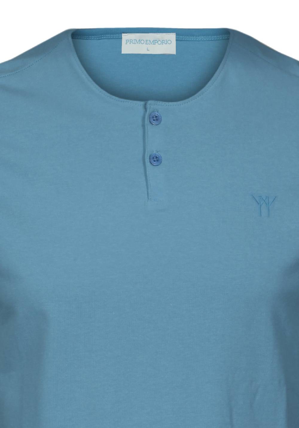 Primo Emporio T-shirt mezza manica con Bottoni Saldi Di Fabbrica