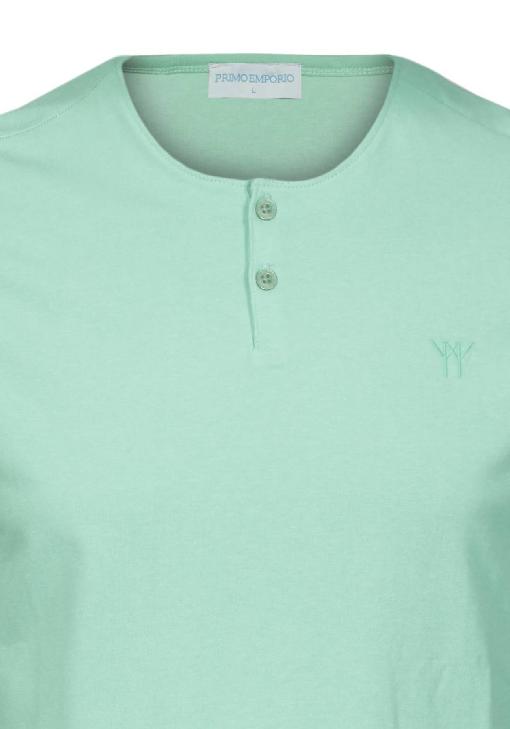 Primo Emporio T-shirt mezza manica con Bottoni Negozio