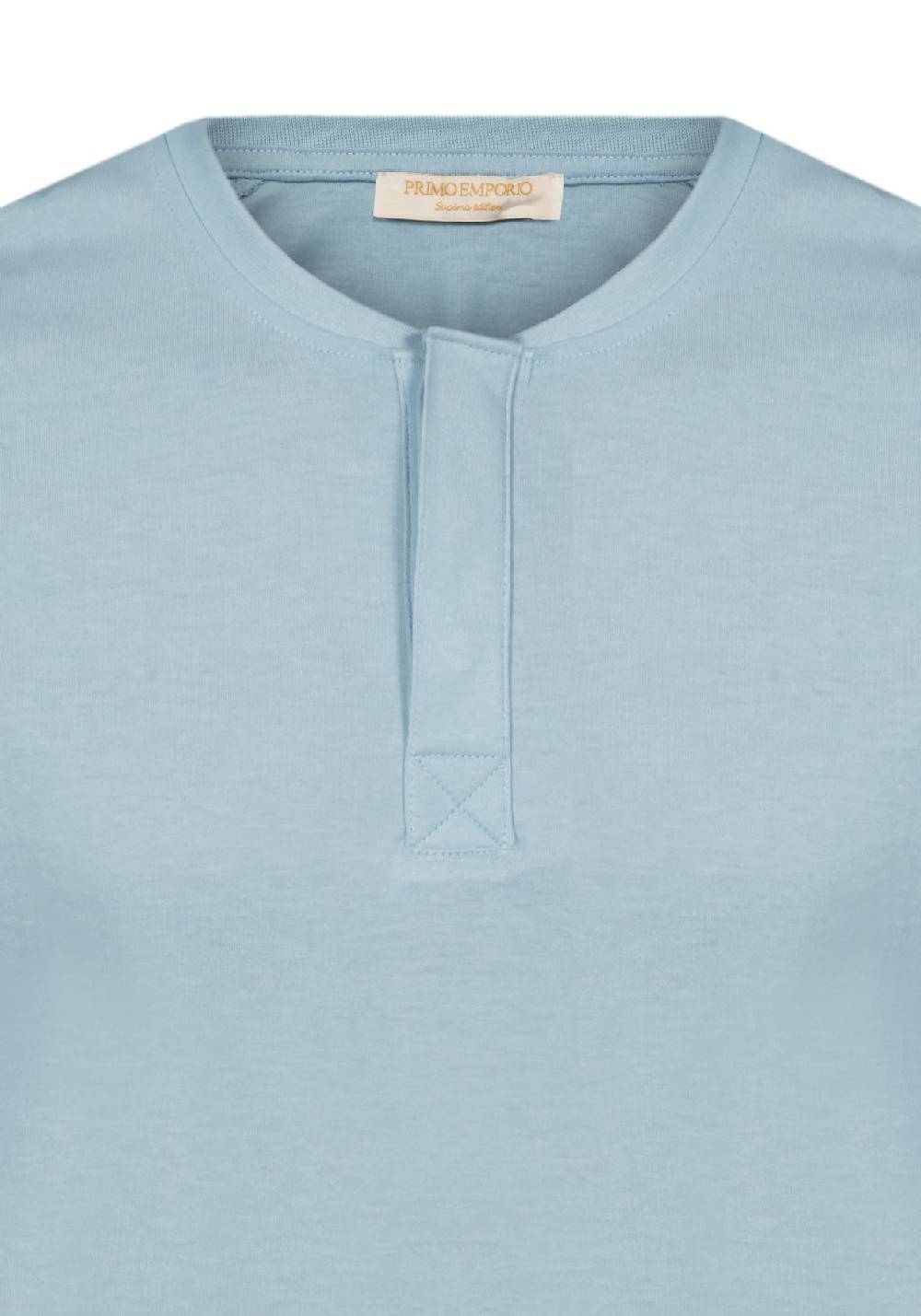 Primo Emporio T-shirt mezza manica con bottoni coperti In Saldo