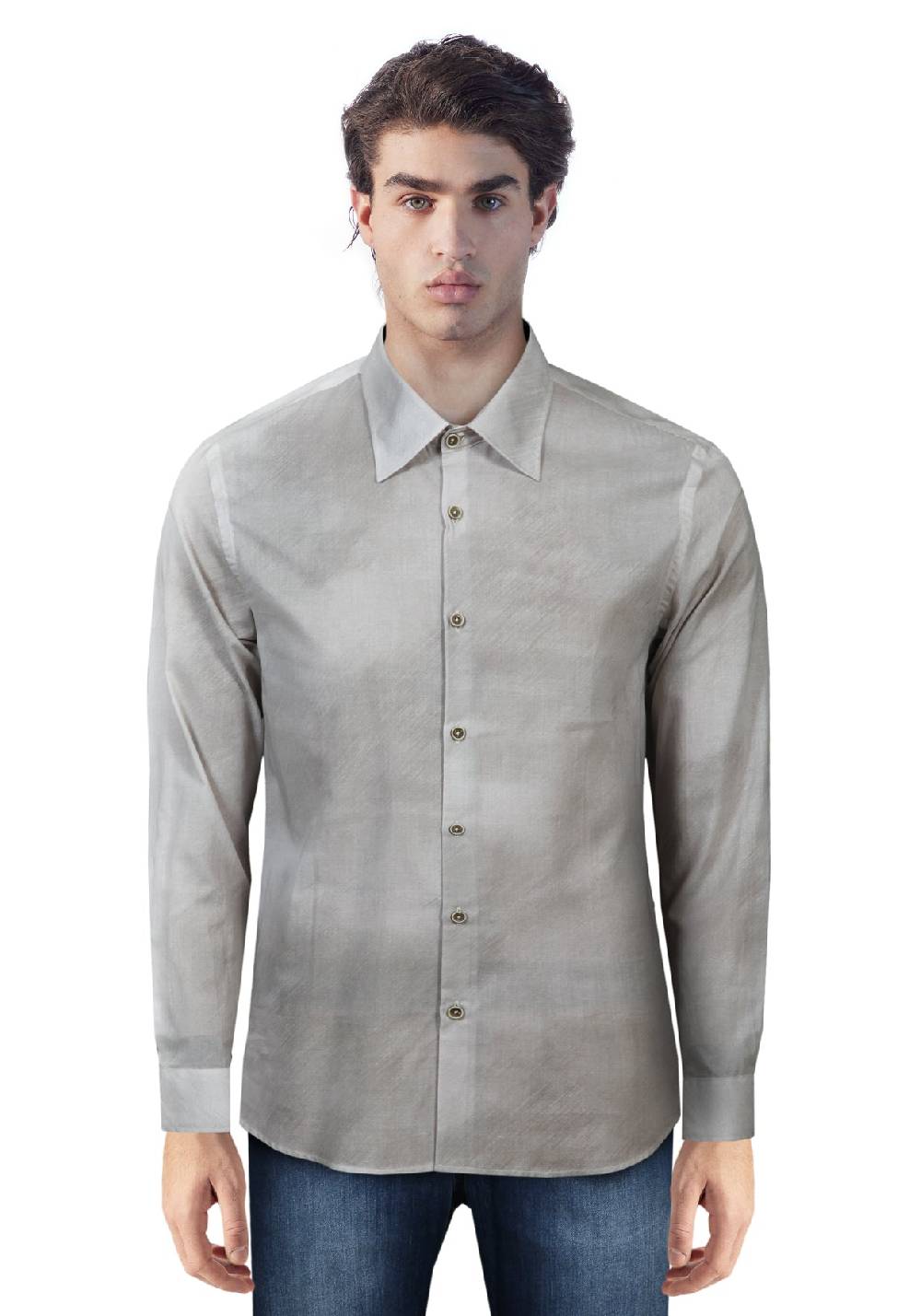 Primo Emporio Camicia in Cotone Fantasia Astratta Promozione