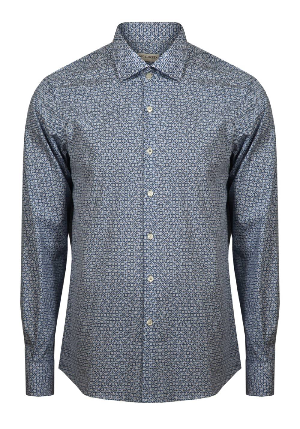 Primo Emporio Camicia in Cotone Micro-Fantasia Negozi Online
