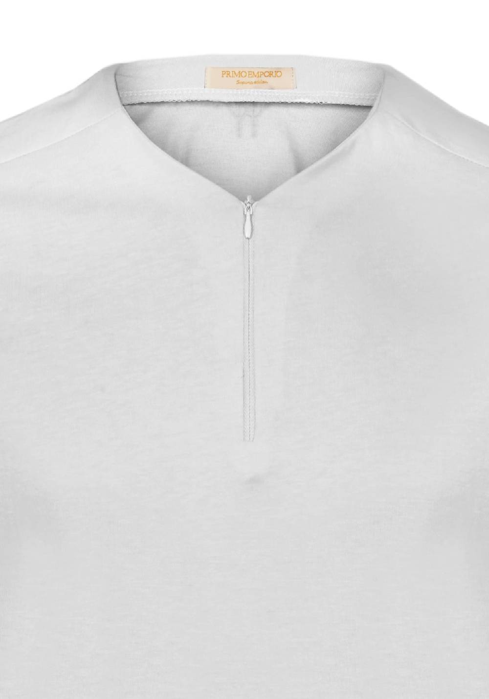 Primo Emporio T-shirt con zip mezza manica Presa