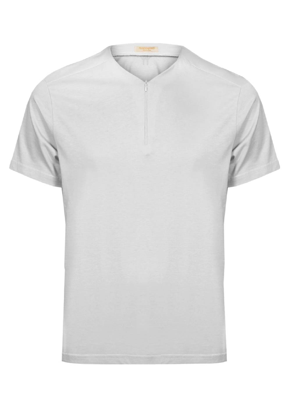 Primo Emporio T-shirt con zip mezza manica Presa