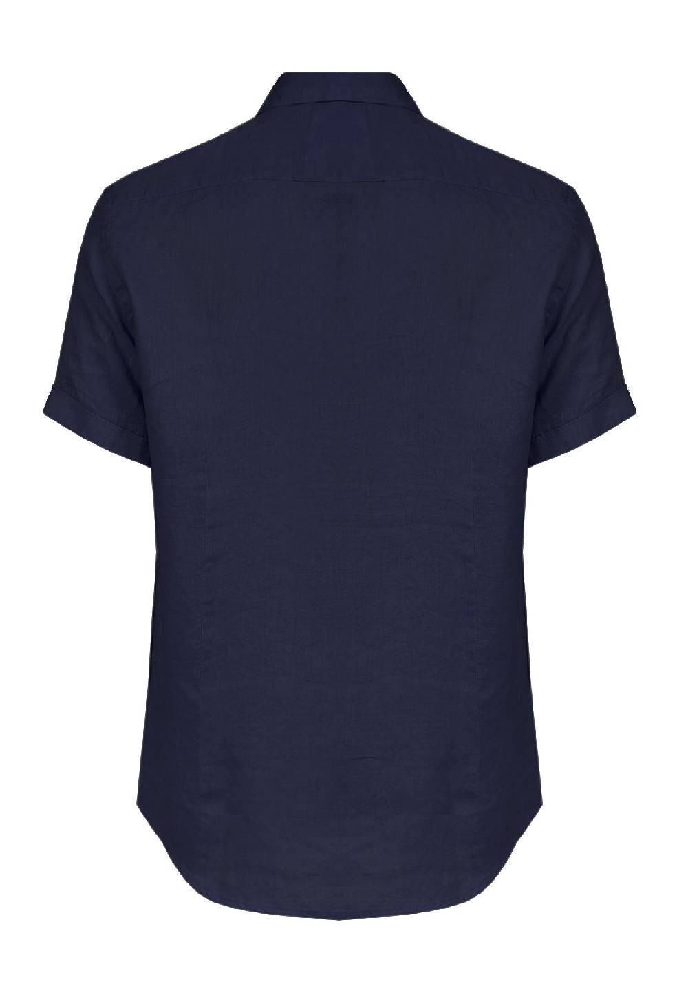 Primo Emporio Camicia Lino Mezza Manica - Blue Saldi