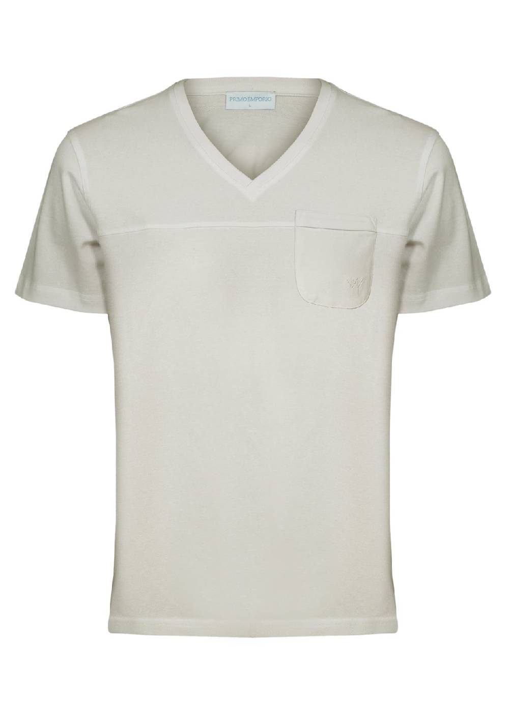 Primo Emporio T-shirt scollo a V con taschino Italy