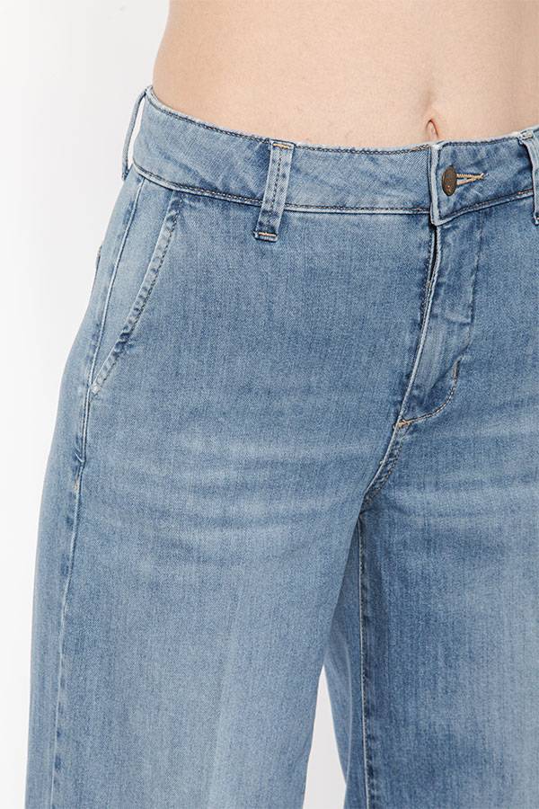 PS. Don't Forget Me EVA MID RISE PALAZZO CROPPED FIT Prezzo Ridotto