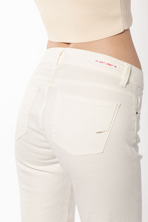 PS. Don't Forget Me SHARON 1 LOW RISE FLARE CROPPED FIT Economico