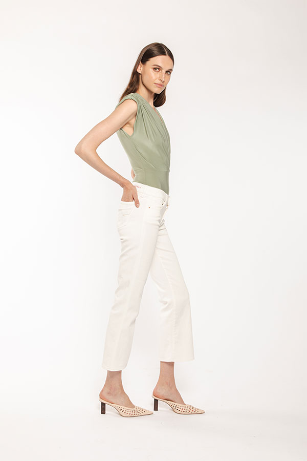 PS. Don't Forget Me SHARON 1 LOW RISE FLARE CROPPED FIT Outlet