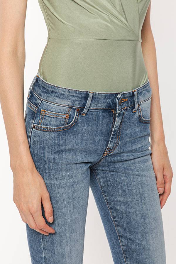 PS. Don't Forget Me SHARON LOW RISE FLARE CROPPED FIT In Vendita