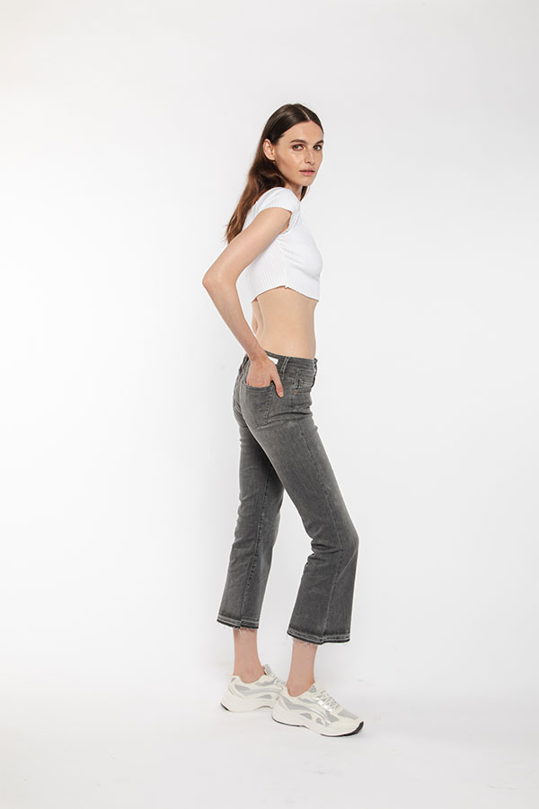 PS. Don't Forget Me SHARON LOW RISE FLARE CROPPED FIT Offerte