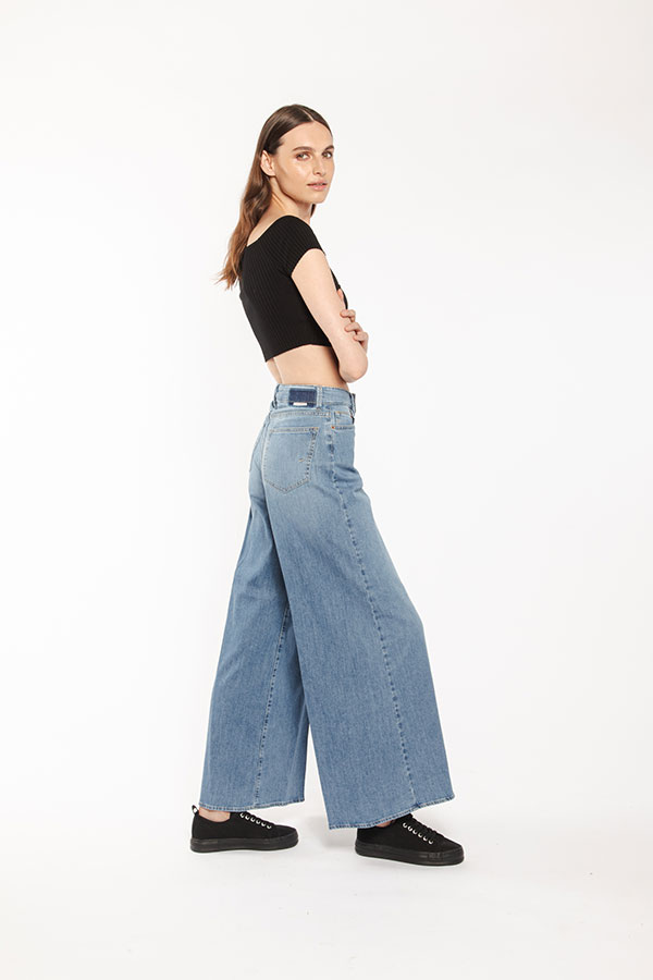 PS. Don't Forget Me SERENA HIGH RISE WIDE LEG FIT Vendita Calda
