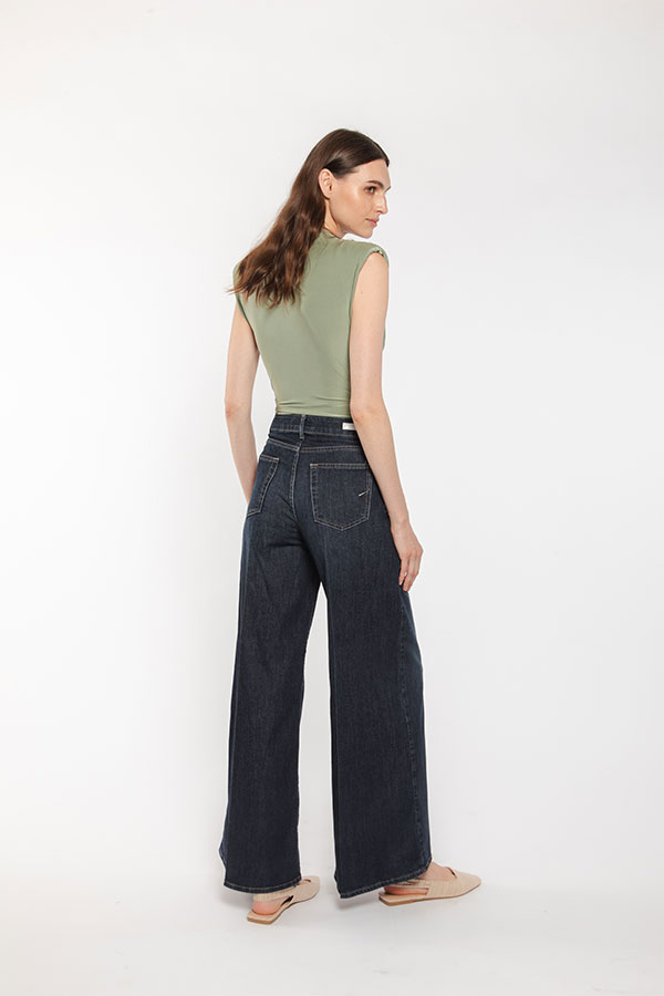 PS. Don't Forget Me SERENA HIGH RISE WIDE LEG FIT Vendita Economica