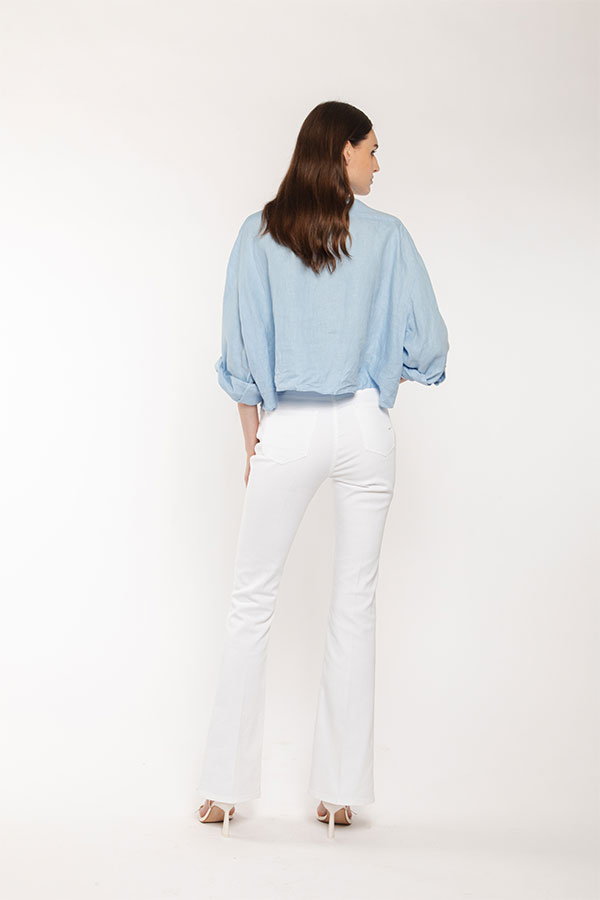 PS. Don't Forget Me MONICA HIGH RISE BELL BOTTOM FIT Saldi Di Fabbrica